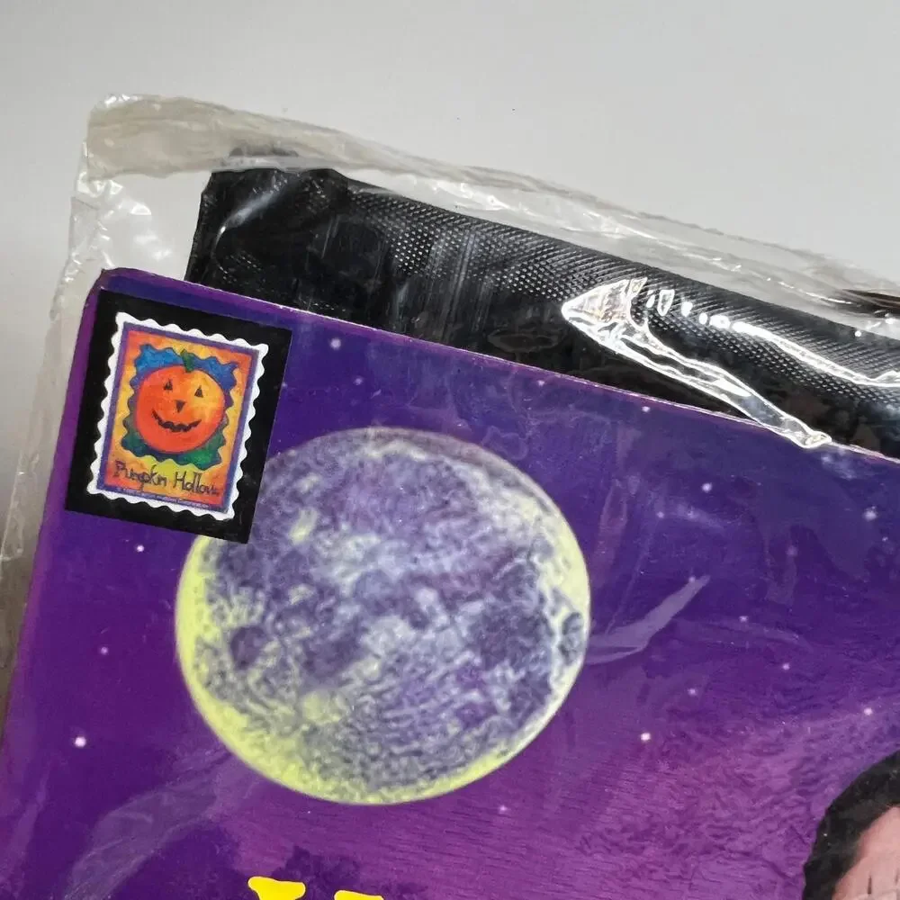 1990s Bill Clinton Mask Illusive Concepts + 90s‎ Halloween Vinyl Cape Gloves Lot